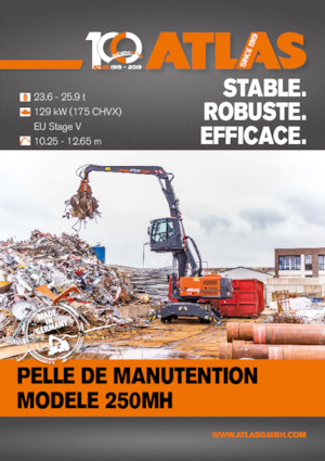 Mobiele graafmachines Atlas 250 MH