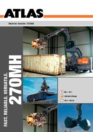 Mobiele graafmachines Atlas 270 MH