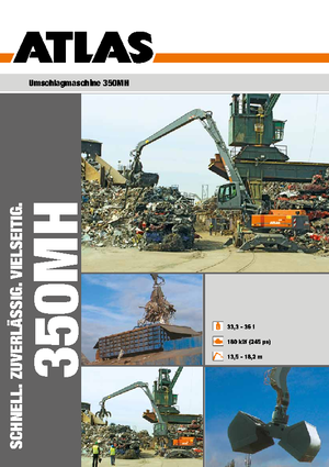 Mobiele graafmachines Atlas 350 MH