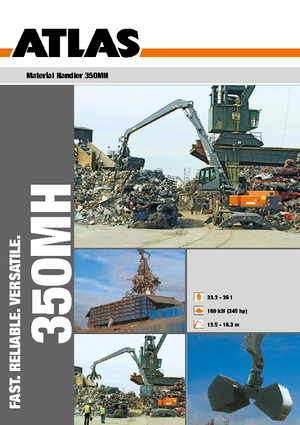 Mobiele graafmachines Atlas 350 MH
