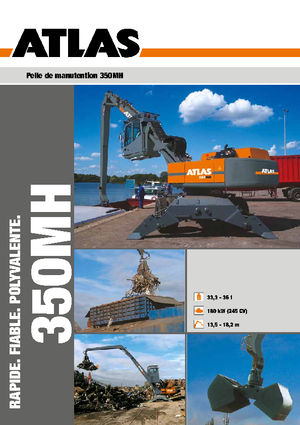 Mobiele graafmachines Atlas 350 MH