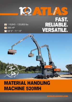 Mobiele graafmachines Atlas 520 MH