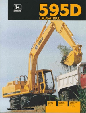 Mobiele graafmachines John Deere Construction 595D