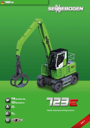 Mobiele graafmachines Sennebogen 723 E