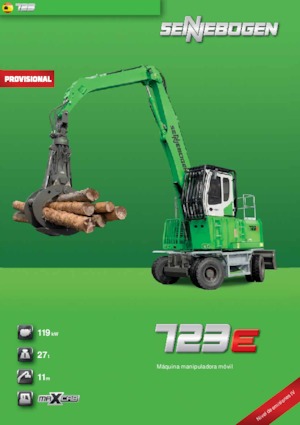 Mobiele graafmachines Sennebogen 723 E