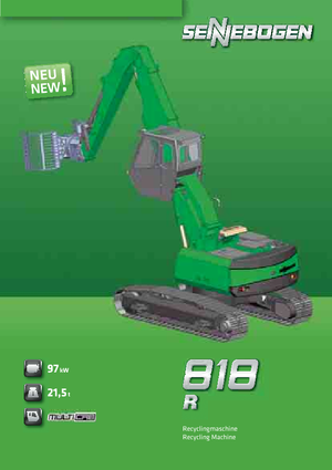 Mobiele graafmachines Sennebogen 818 R