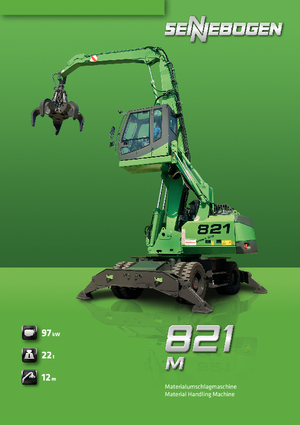 Mobiele graafmachines Sennebogen 821 M