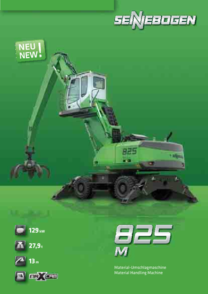 Mobiele graafmachines Sennebogen 825 M