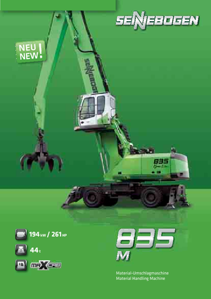 Mobiele graafmachines Sennebogen 835 M