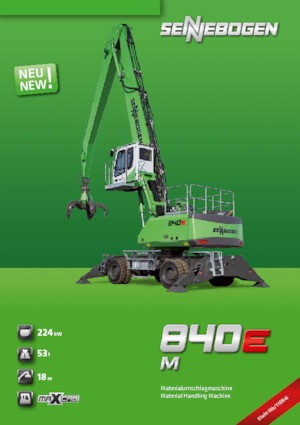 Mobiele graafmachines Sennebogen 840 M