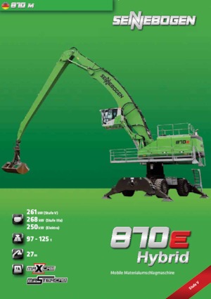 Mobiele graafmachines Sennebogen 870 M