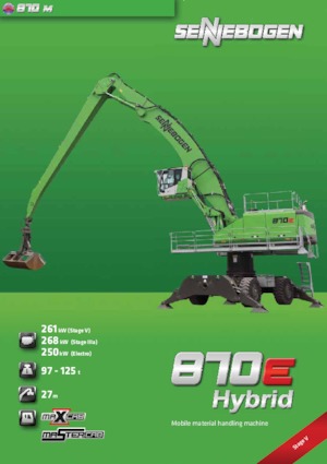 Mobiele graafmachines Sennebogen 870 M