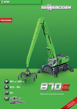 Mobiele graafmachines Sennebogen 870 M