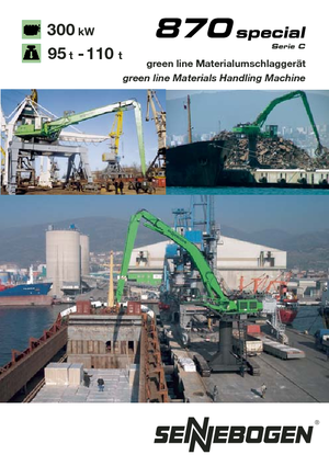 Mobiele graafmachines Sennebogen 870 M-special