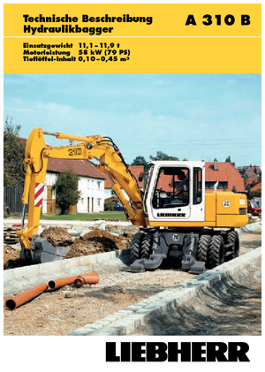 Mobiele graafmachines Liebherr A 310 B