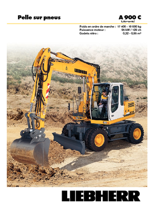 Mobiele graafmachines Liebherr A 900 C Litronic