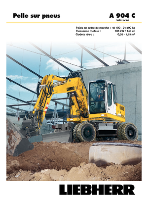 Mobiele graafmachines Liebherr A 904 C Litronic