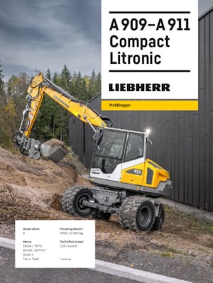 Mobiele graafmachines Liebherr A 911 Compact Litronic 