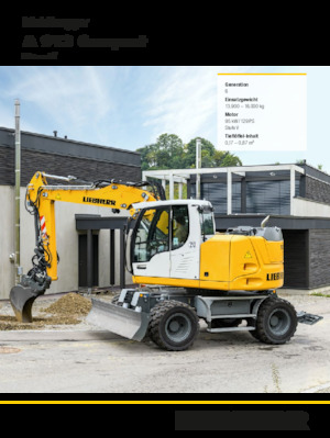 Mobiele graafmachines Liebherr A 913 Compact Litronic G6.0