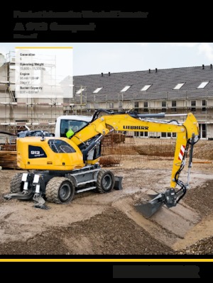 Mobiele graafmachines Liebherr A 913 Compact Litronic G6.0