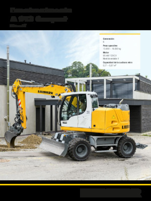 Mobiele graafmachines Liebherr A 913 Compact Litronic G6.0