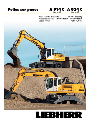 Mobiele graafmachines Liebherr A 914 C Litonic