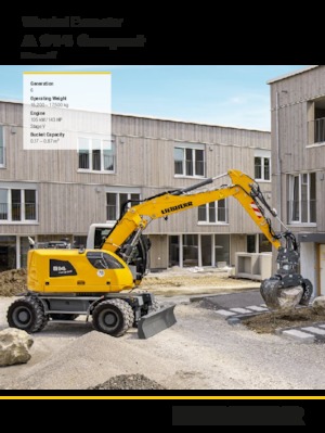 Mobiele graafmachines Liebherr A 914 Compact Litronic G6.0
