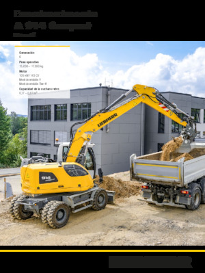 Mobiele graafmachines Liebherr A 914 Compact Litronic G6.0