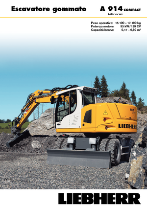 Mobiele graafmachines Liebherr A 914 Compact Litronic