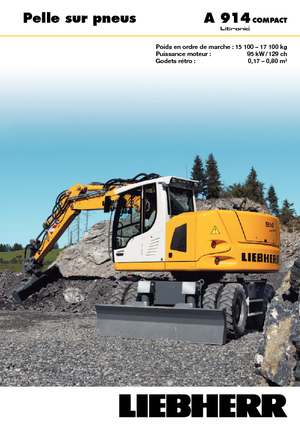 Mobiele graafmachines Liebherr A 914 Compact Litronic