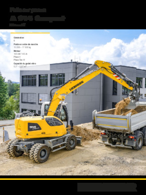Mobiele graafmachines Liebherr A 914 Compact Litronic G6.0