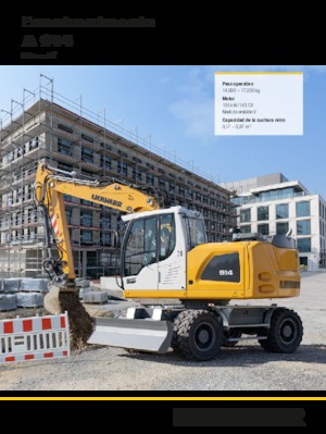 Mobiele graafmachines Liebherr A 914 Litronic G6.0