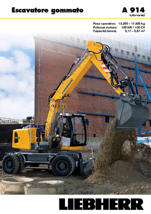 Mobiele graafmachines Liebherr A 914 Litronic
