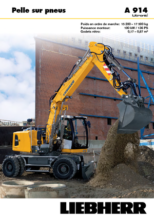 Mobiele graafmachines Liebherr A 914 Litronic