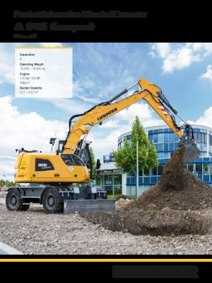Mobiele graafmachines Liebherr A 916 Compact Litronic G6.0
