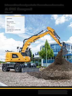Mobiele graafmachines Liebherr A 916 Compact Litronic G6.0