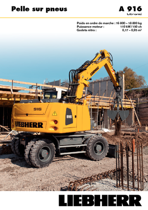 Mobiele graafmachines Liebherr A 916 Litronic