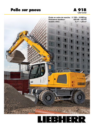 Mobiele graafmachines Liebherr A 918 Litronic