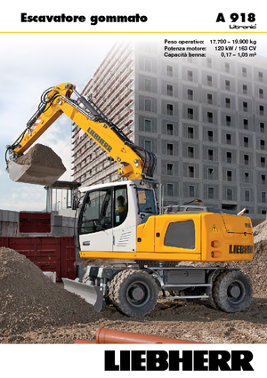Mobiele graafmachines Liebherr A 918 Litronic