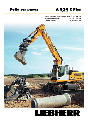 Mobiele graafmachines Liebherr A 924 C Plus Litronic