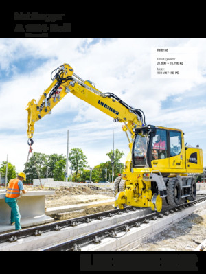 Mobiele graafmachines Liebherr A 924 Rail Litronic