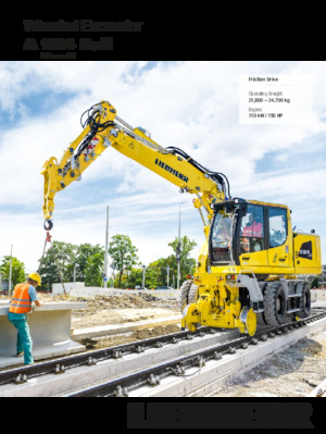 Mobiele graafmachines Liebherr A 924 Rail Litronic