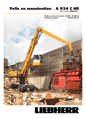 Mobiele graafmachines Liebherr A 934 C HD Litronic High Rise