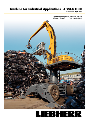Mobiele graafmachines Liebherr A 944 C HD Litronic High Rise