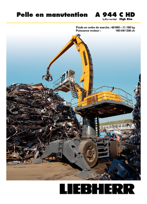 Mobiele graafmachines Liebherr A 944 C HD Litronic High Rise
