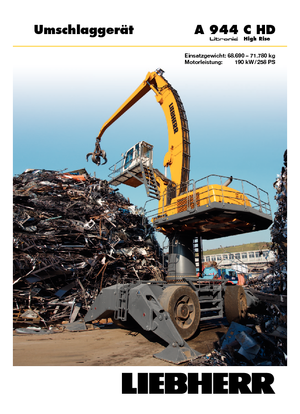 Mobiele graafmachines Liebherr A 944 C HD Litronic High Rise