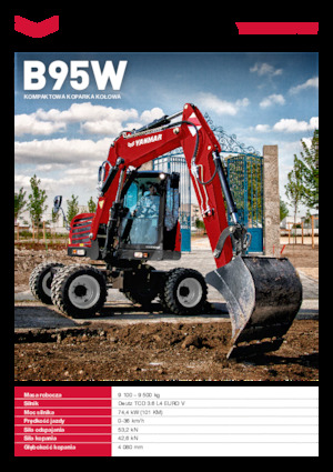 Mobiele graafmachines Yanmar B95W MB 