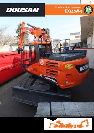 Mobiele graafmachines Doosan DX140W-5