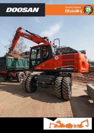 Mobiele graafmachines Doosan DX160W-5