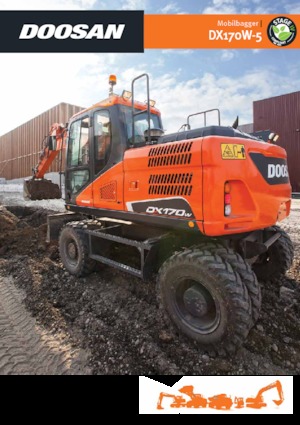 Mobiele graafmachines Doosan DX170W-5